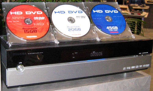 Toshiba's HD-XA1 HD-DVD player