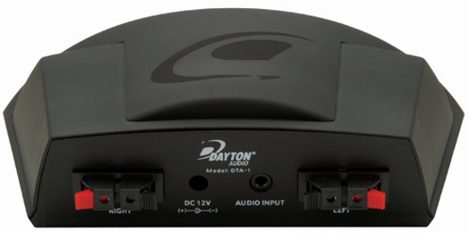 Dayton Audio DTA-1 back panel