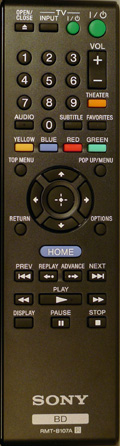 Sony BDP-S470 Remote