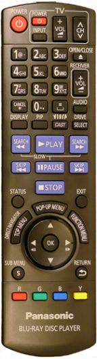 Panasonic DMP-BDT100 remote