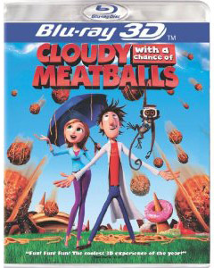 Cloudy with a Chance of Meatballs on Blu-ray 3D Disc