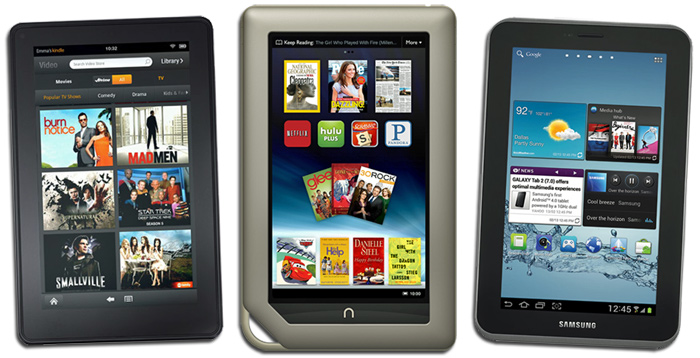 3 Sevens - Kindle Fire, Nook Tablet, Samsung Galaxy Tab 2
