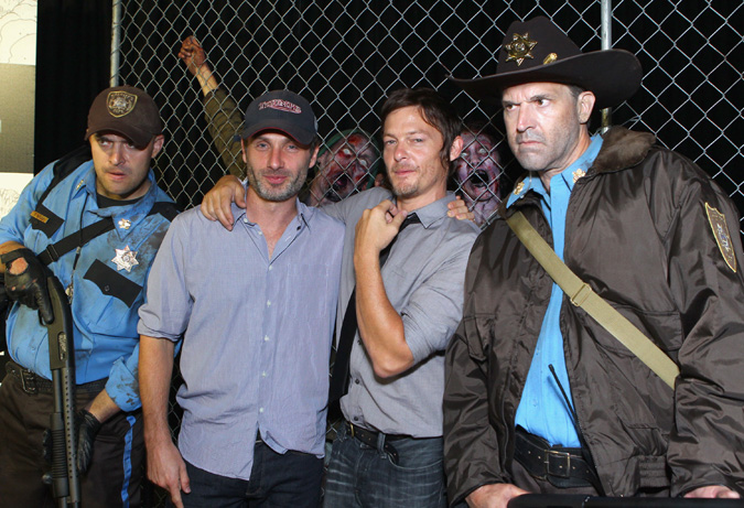 The Walking Dead at Comic- Con.