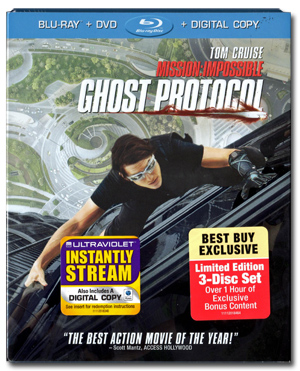 Mission: Impossible - Ghost Protocol on Blu-ray/DVD set