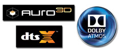 What's Up with 3D Immersive Sound: Dolby Atmos, DTS:X and AURO-3D?