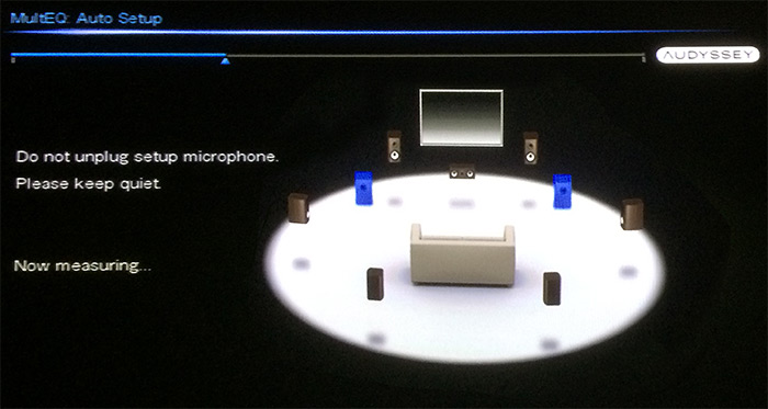 Audysset MultEQ set-up on Onkyo TX-NR626