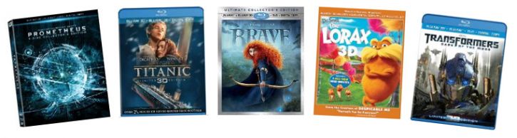 Blu-ray 3D Discs on Sale at Amazon.com