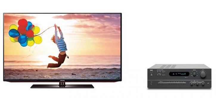 Samsung un40eh5050fxza and NAD receiver