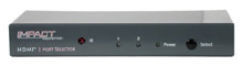 Impact Acoustics Two-Port HDMI Selector Switch