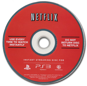 Netflix Streaming PS3 Blu-ray Disc
