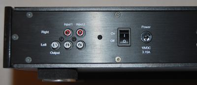 ZVox Z-Base 525 inputs and outputs.