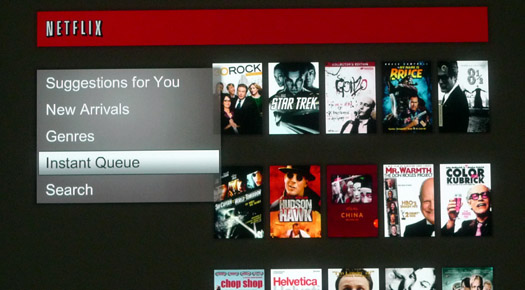 Samsung BD-C7900 Netflix Interface