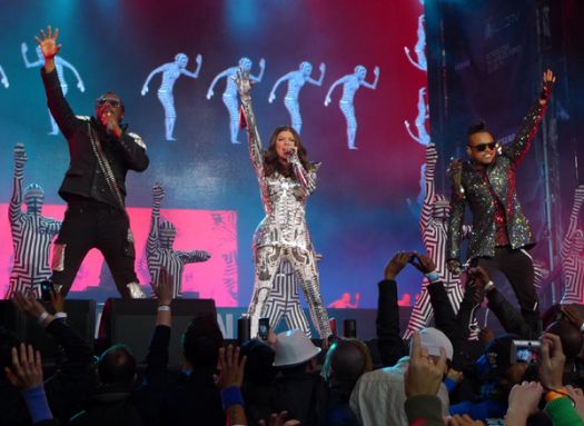 Black Eyed Peas in Times Square - March, 2010