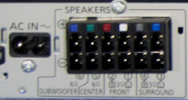 SC-BT330 Speaker Outputs