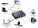 How Can I convert the HDMI ARC Audio Output of my TV to Analog Audio RCA Jacks?