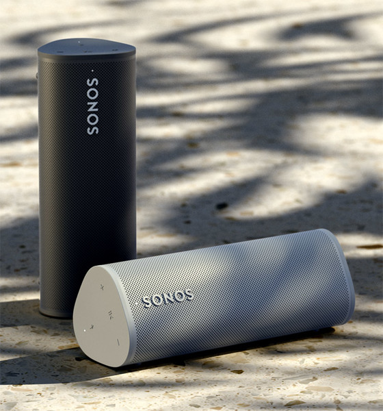 Sonos Roam - Black - Wireless Portable Bluetooth Speaker