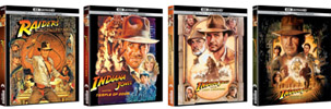 Indiana Jones Movies Coming to 4K Ultra HD Blu-ray with Dolby Atmos and Dolby Vision HDR